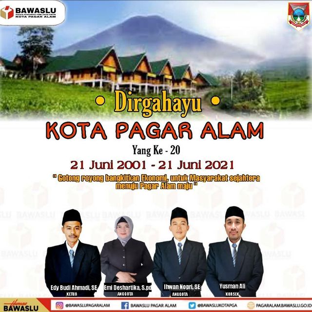 Dirgahayu Kota Pagar Alam ke-20