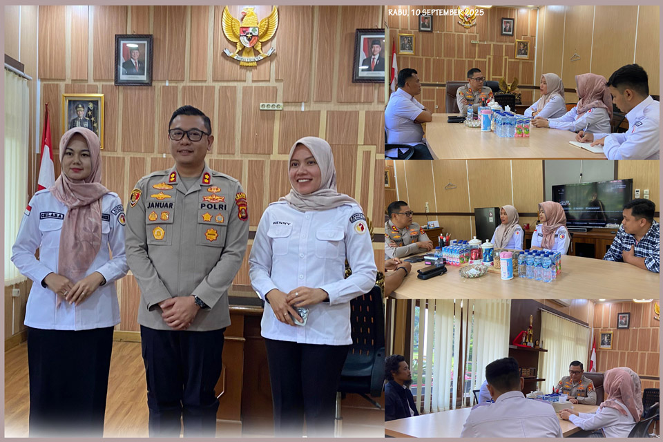 Koordinasi Bawaslu dengan Polres Pagar Alam mengenai update pemutahiran data pemilih berkelanjutan (PDPB)