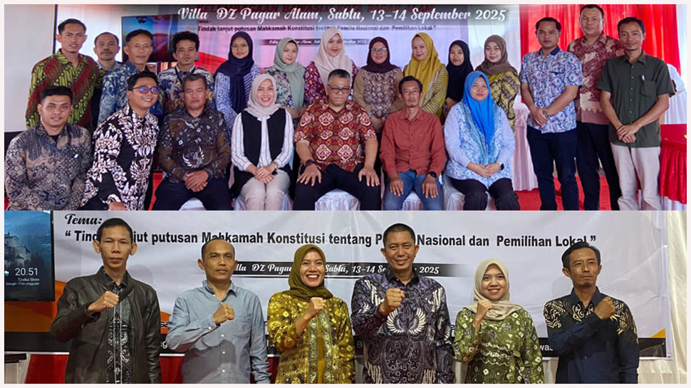 Pagar Alam, Bawaslu Kota Pagar Alam menggelar Kegiatan Fasilitasi Peningkatan dan Pengembangan Kelembagaan Bawaslu Kota Pagar Alam.