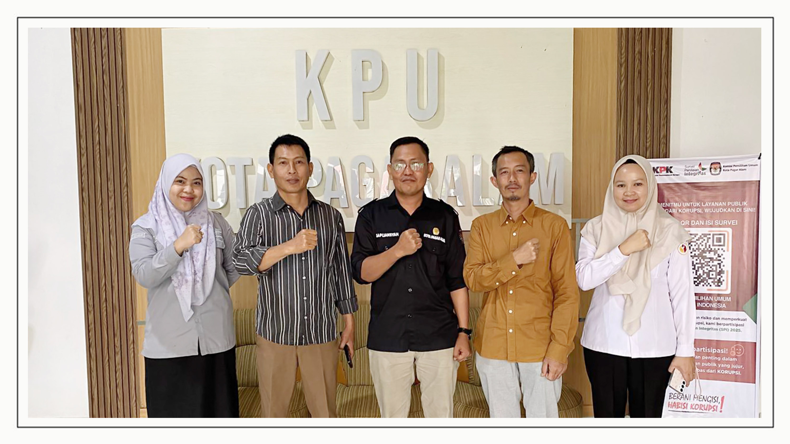 Bawaslu Kota Pagar Alam Koordinasi Intensif dengan KPU soal Pemutakhiran Data Parpol Semester II 2025