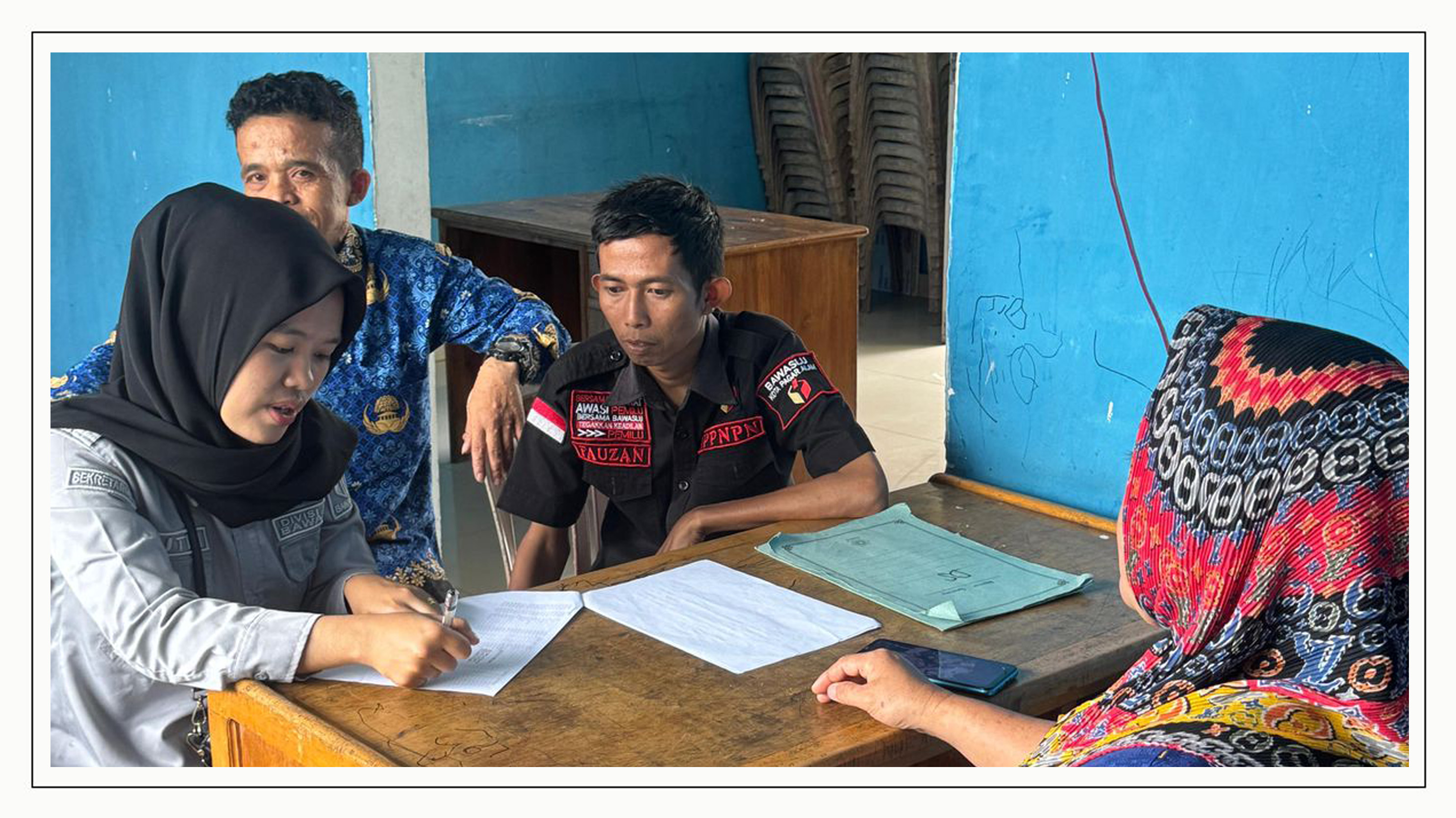 Jaga Akurasi  Data Pemilih , Bawaslu Pagar Alam lakukan Uji Petik