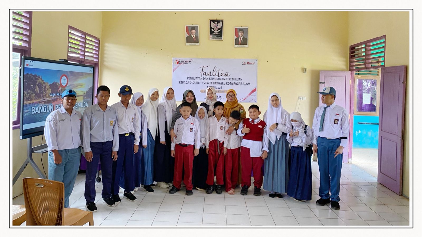 Wujudkan Demokrasi Inklusif, Bawaslu Kota Pagar Alam Beri Edukasi Kepemiluan kepada Penyandang Disabilitas