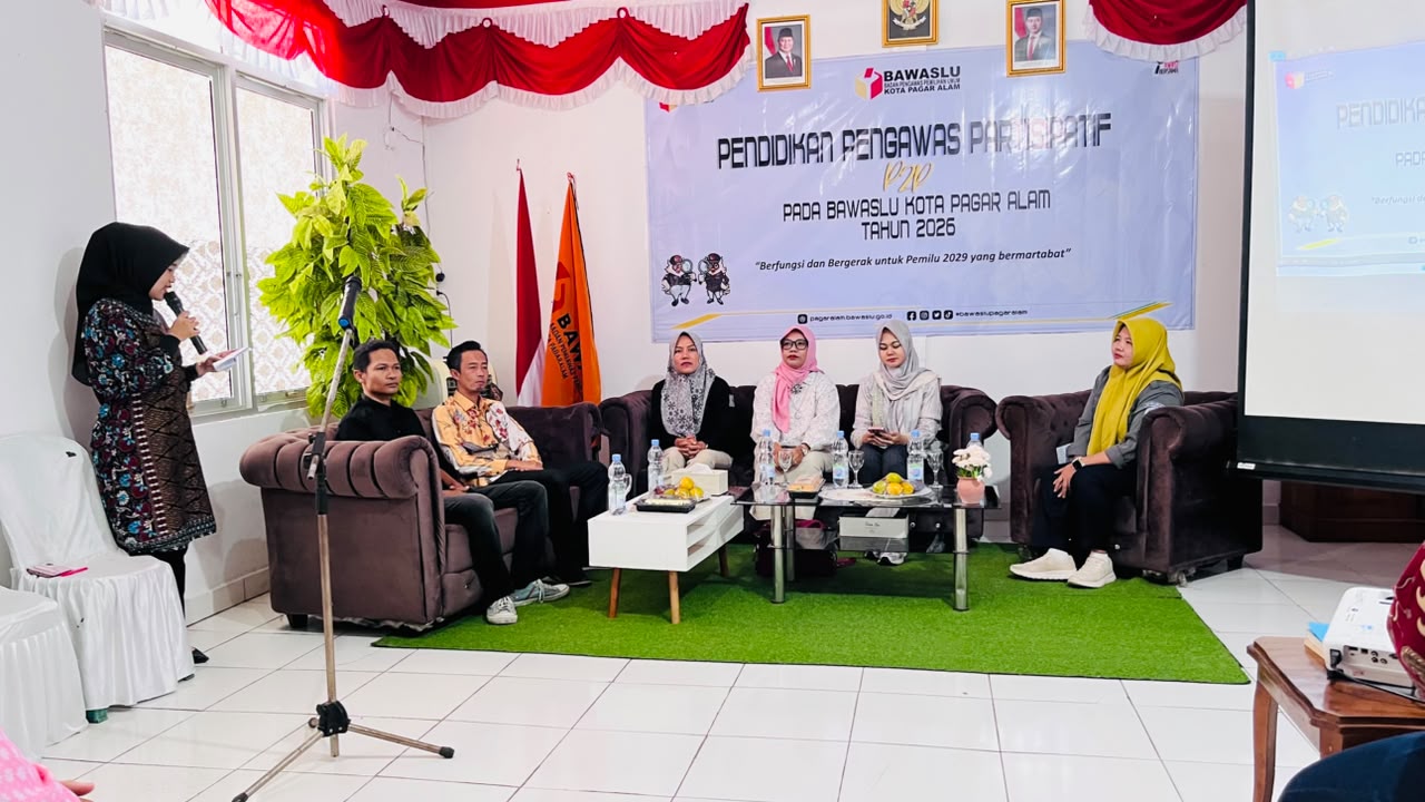Perkuat Pengawasan Partisipatif, Bawaslu Kota Pagar Alam Selenggarakan P2P Tahun 2026