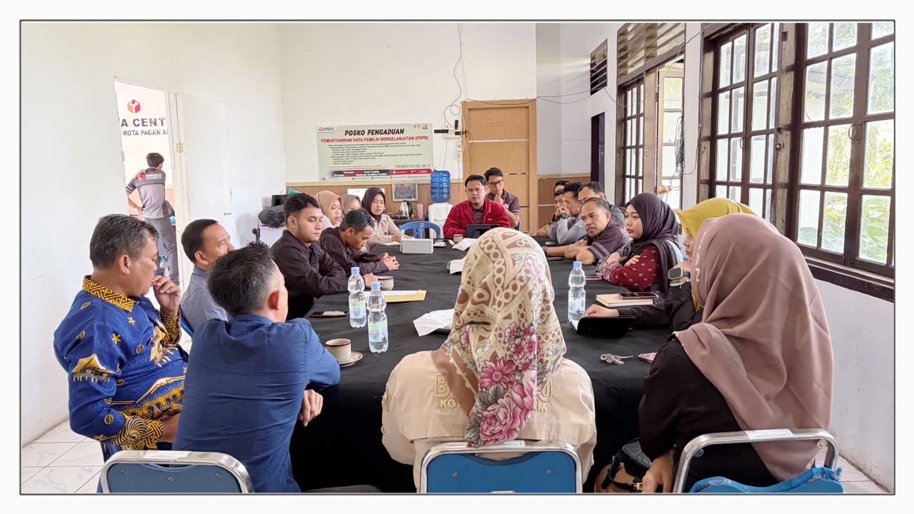 Bawaslu Kota Pagar Alam Gelar Rapat Rutin, Perkuat Koordinasi dan Kinerja Kelembagaan