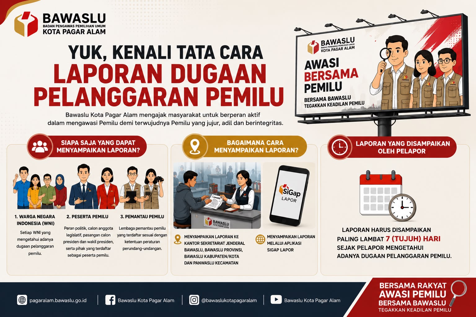 Jadilah Bagian dari Pengawas Pemilu, Ketahui Cara Melaporkan Dugaan Pelanggaran