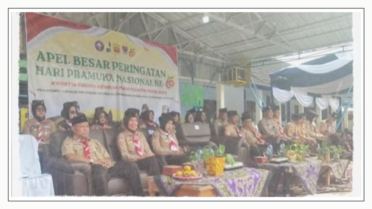 Semarak Hari Pramuka ke-65, Ketua Bawaslu Kota Pagar Alam Hadiri Apel Besar