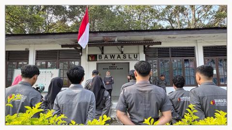 Nurweni Pimpin Apel Rutin Bawaslu Kota Pagar Alam, Dorong Penguatan Kinerja dan Integritas