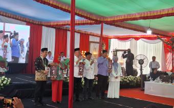 Pengundian Nomor Urut Peserta Calon Walikota dan Wakil Walikota