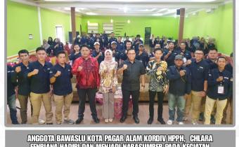 Bimtek Penanganan Pelanggaran dan Kode etik Bagi PPK dan PPS Se Kota Pagar Alam