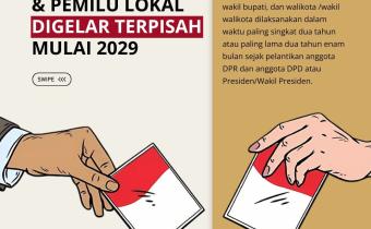 Mahkamah Konstitusi pada Kamis (26/6/2025) telah membacakan putusan Mahkamah Konstitusi Nomor: 135/PUU-XXII/2024 tentang pemisahan pemilu nasional dan pemilu lokal.  Penasaran ngga sih, bagaimana mekanisme pemisahannya dan apa pertimbangan MK memutus hal tersebut?  Yuk, kita bahas melalui postingan berikut, Sahabat 😉