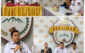  Pendampingan audensi KPU dengan lapas kelas III Kota Pagar Alam.