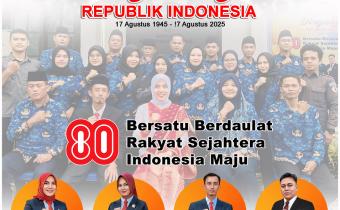 DIRGAHAYU KE-80 REPUBLIK INDONESIA 17 AGUSTUS 1945 - 17 AGUSTUS 2025