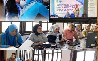 Metting zoom, Launching Gerakan Jum'at Sehati dan Jumpa Berlian.