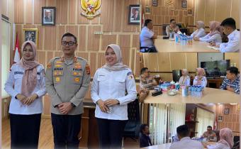 Koordinasi Bawaslu dengan Polres Pagar Alam mengenai update pemutahiran data pemilih berkelanjutan (PDPB)