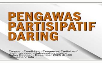 Bawaslu Kota Pagar Alam Adakan Pendidikan Pengawas  Partisipatif  Secara Daring