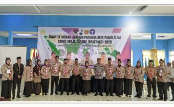 Chlara Febriana Pembina Saka Adhyasta hadiri Pembukaan Program Kerja dan Konsolidasi Organisasi