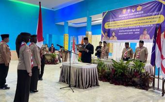 Pelantikan Saka Adyatsa dan Penandatanganan MoU di Kota Pagar Alam, 