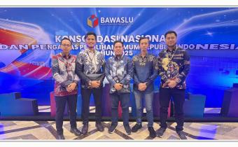 Hadiri Rapat Konsolidasi Nasional Penguatan Pengawasan Pemilu 2025 di Jakarta