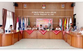 Perkuat Koordinasi, Bawaslu, Lapas dan KPU Kota Pagar Alam Bangun Komitmen Bersama